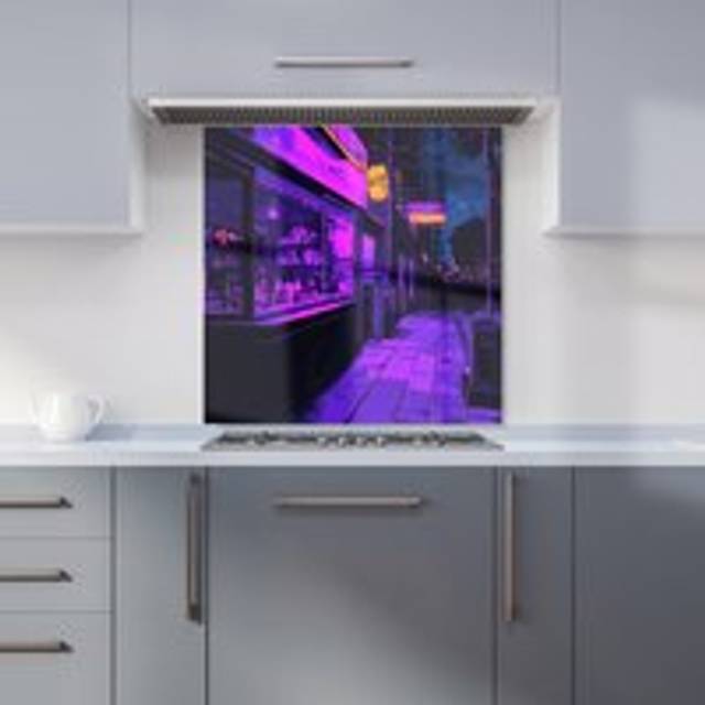 Warren Reed - Designer Dante Mercer 00034 Glass Kitchen Splashback W600Mm X H600Mm, Multi