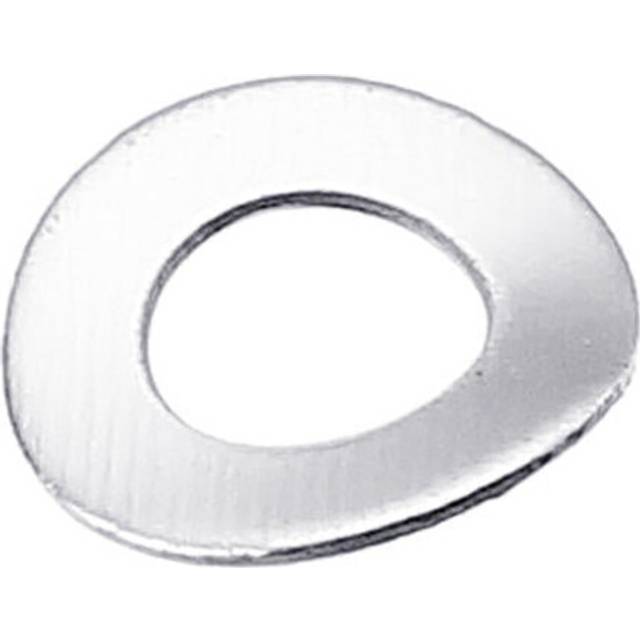 (M4) 100Pcs M3 M4 304 Stainless Steel Spring Wave Washer Elastic Curved Gasket Pad Assortment Kit