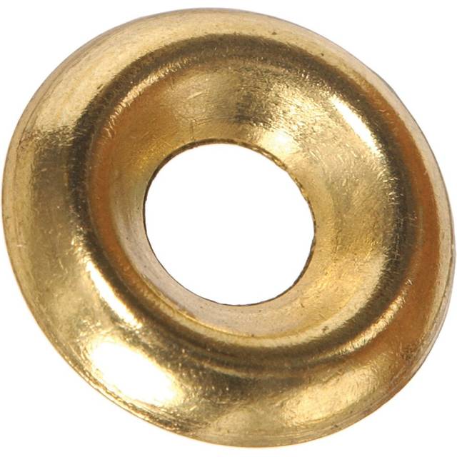 Hillman 1256 #6 Brass Countersunk Finishing Washer 60-Pack