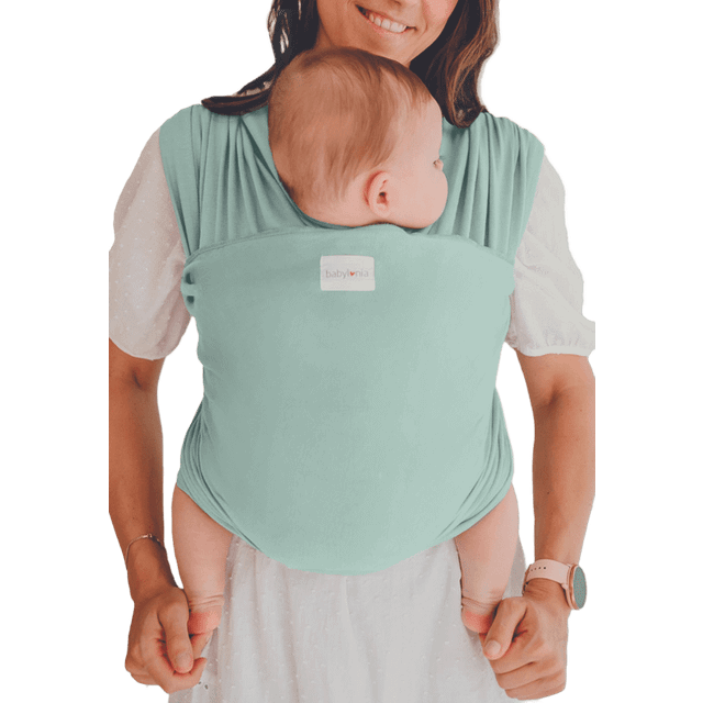 Babylonia Tricot-Slen bärsjal Organic Sage Green