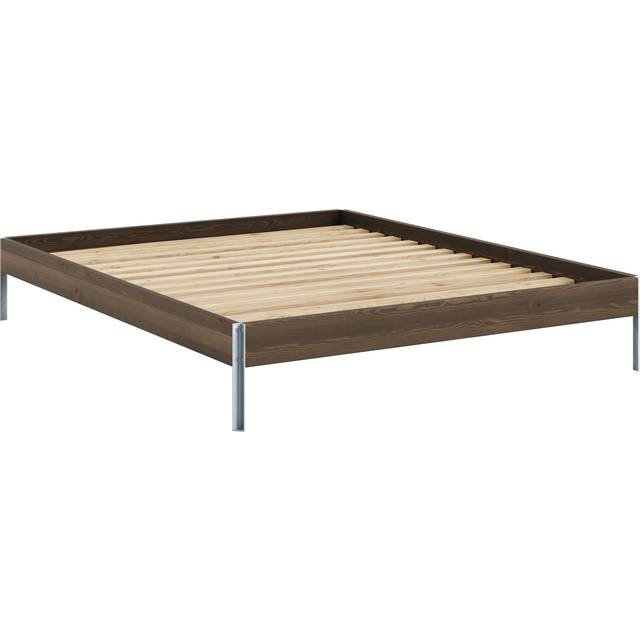 Core Sengeramme Fra Karup Design i Massiv FSC Fyrretræ | Japandi - 160x200 - Carob Brown
