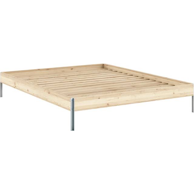 Core Sengeramme Fra Karup Design i Massiv FSC Fyrretræ | Japandi - 160x200 - Ubehandlet
