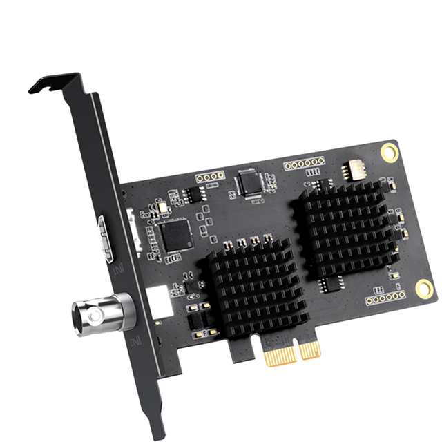 moresk-Dual Way SDI Video Capture Card 1080P HD PCIE Support VMIX Video Conferencing Software Push Stream SDI