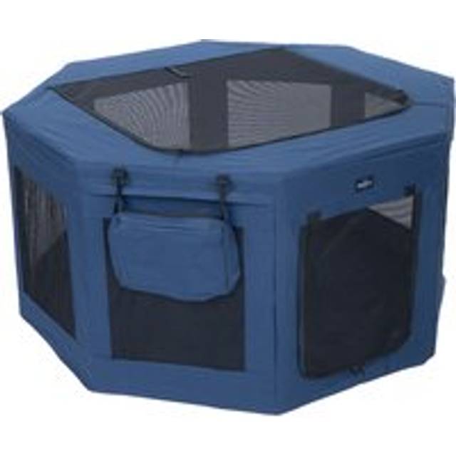 Nomad Tales Spirit hopfällbar valphage - ca L 150 x B 150 x H 72 cm - Blå