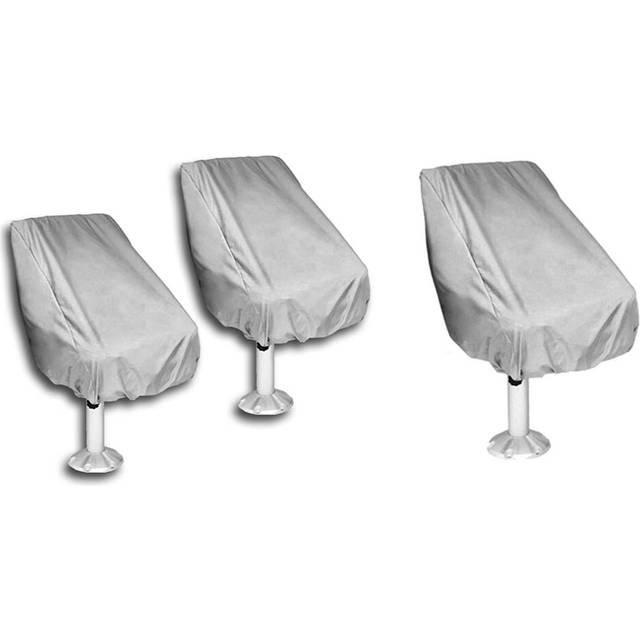 2 Pack Boat Seat Cover, Outdoor Waterproof Pontoon Chair Cover