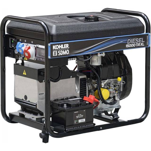 SDMO Stromerzeuger DIESEL 15000 TA XL - STAND BY, 10 kW / 12,5 kVA, 230V / 400V, Kohler Diesel