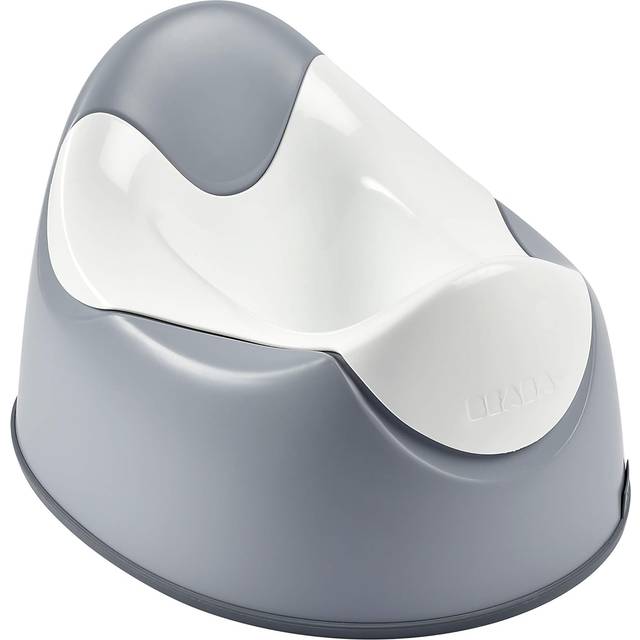 BÉABA – träningspotta för bebisar – ergonomisk babypotta – halkfri – hygienisk – enkel skötsel – handgrepp på sätet – tillverkad i Frankrike – blå