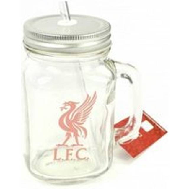 Liverpool FC Official Football Mason Jar Drinks Mug