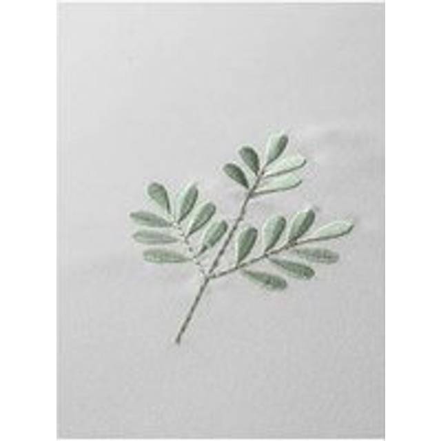 Serene Emily Embroidered Duvet Cover Bedding Set Green