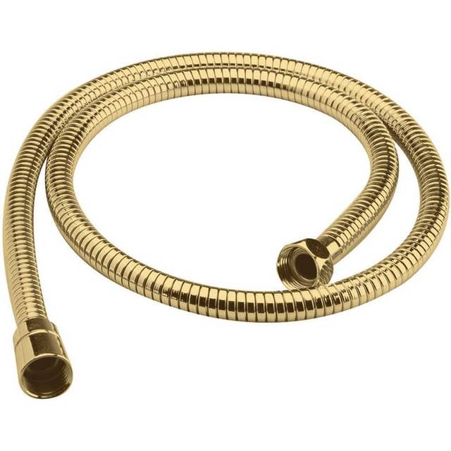 Nuie Brushed Brass Round Flexible Shower Hose 1.5m - A891