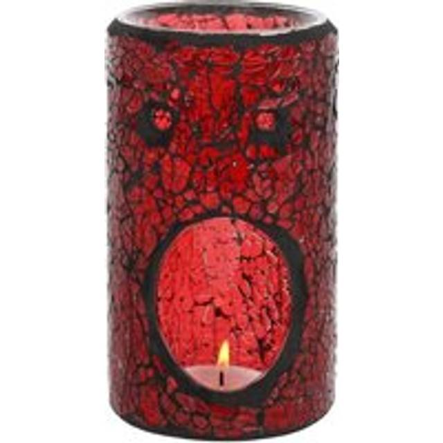 Something Different Pillar Oil Burner - Red - one size