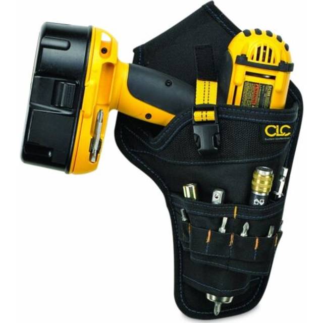 CLC Custom Leathercraft 5023 Deluxe Cordless Poly Drill Holster, Black