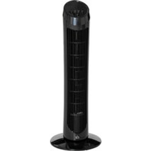 30" Oscillating Tower Fan 3 Speed Mode Ultra Slim Indoor Air Refresher Cooling Machine Noise Reduction - Black