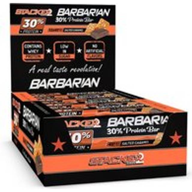 Stacker2 Europe Barbarian 30% Protein Bar 12 x 45g, Salted Caramel