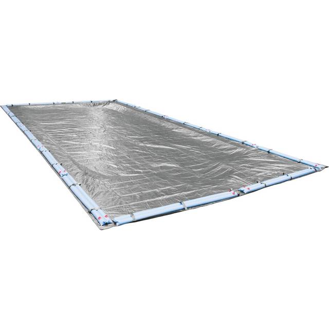 Robelle 551224RROB Pool Cover for Winter  DuraGuard Silver  12 x 24 ft Inground Pools