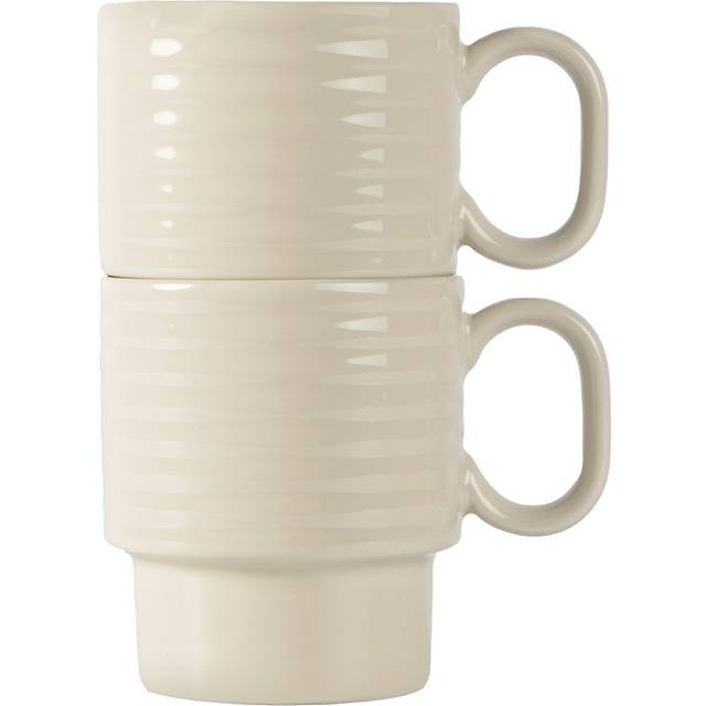 Sagaform - Coffee & More Kaffekoppar 2-pack - Beige