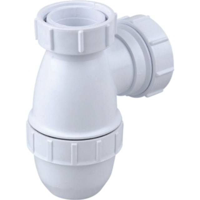 Wavin Osma Waste bottle trap 38mm seal 32mm white - White