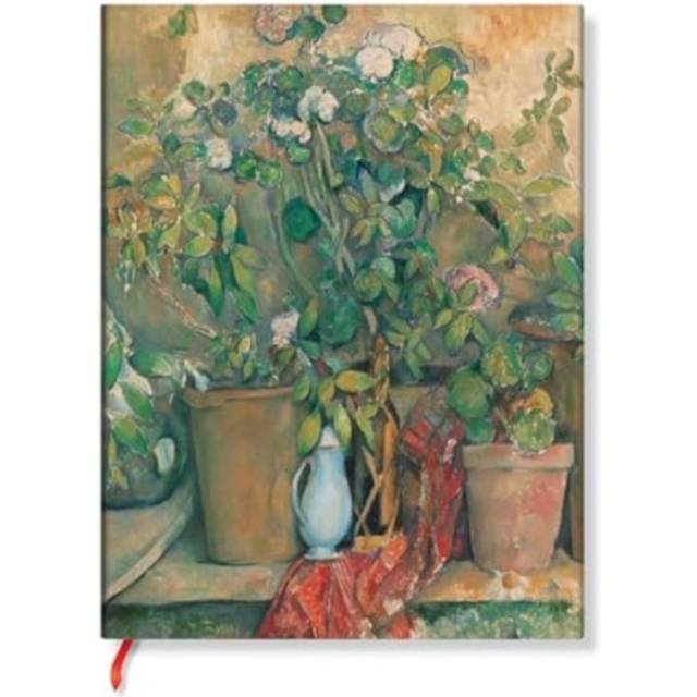 paperblanks Cezanne’s Terracotta Pots and Flowers Mini Lined Hardback Journal (Elastic Band Closure) (inbunden, eng)