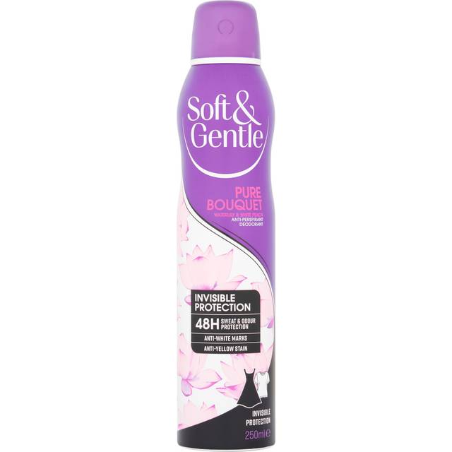 Soft & Gentle Pure Bouquet Waterlily & White Peach Antiperspirant Deodorant 250ml