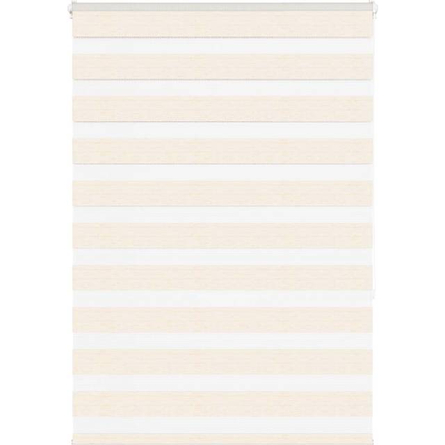 vidaXL Zebra Blind Marble Beige 115x150 cm Fabric Width 110.9 cm Polyester