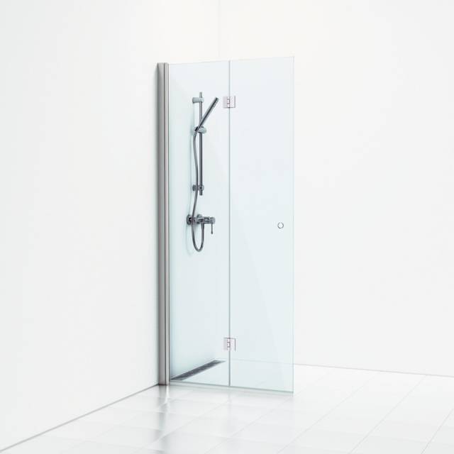 SVEDBERGS Duschdörr Skoga vikbar blank (Bredd: 66 cm Typ: Klarglas)