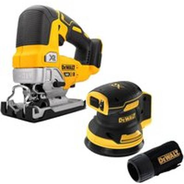 DeWalt DCS334N 18v XR Cordless Brushless Top Jigsaw & DCW210N Orbital Sander