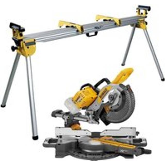 Dewalt DCS727N XR 2 X 54v Flexvolt Cordless 205mm Mitre Saw + DE7023 Leg Stand