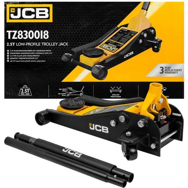 JCB 2.5 Tonne Low-Profile Hydraulic Trolley Jack | JCB-TZ830018