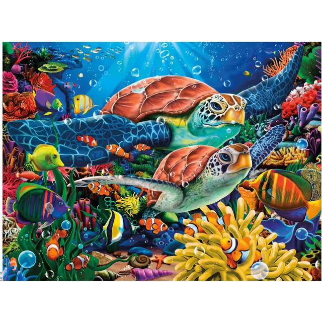 Ceaco  Ocean Collection  Turtles  1500 Piece Jigsaw Puzzle