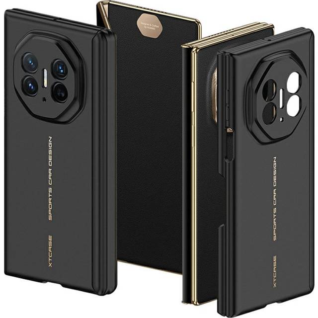 EIDERWOOD Huawei Mate XT Case Skin Feel Tunt Magnetiskt Flexibelt Plastfodral - Svart