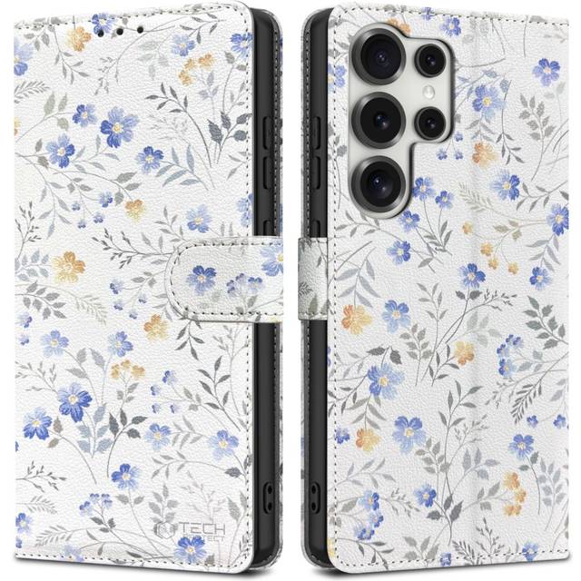 Tech-Protect Galaxy S25 Ultra PlÃ¥nboksfodral - Spring Flowers