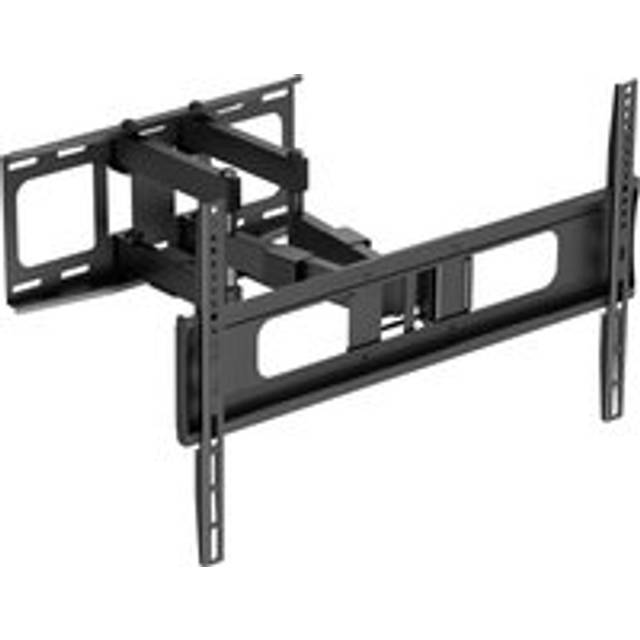 Properav Heavy Duty Swing Arm Tilt & Swivel 37" - 86" Tv Bracket - Black, Black