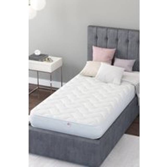 UK Made Support Rolled Mattress - White - Single