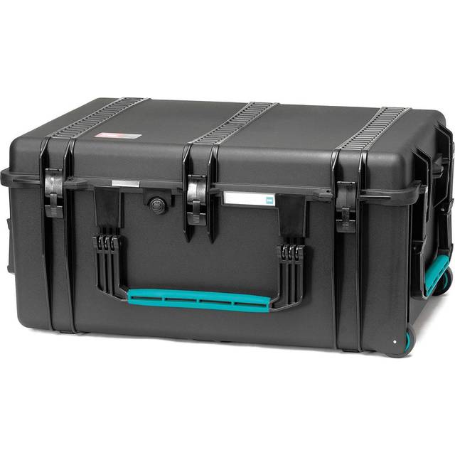 (With iCubed Foam) HPRC 2780W Wheeled Hard Resin Camera Tool Bag Waterproof Lightweight Case