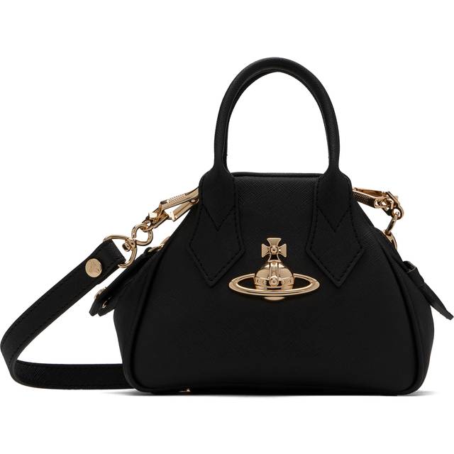 Vivienne Westwood Black Mini Yasmine Bag - N402 Black 3D Orb - UNI