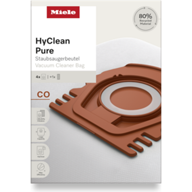 Miele HyClean Pure Co Vacuum Cleaner Bags - Pack of 4