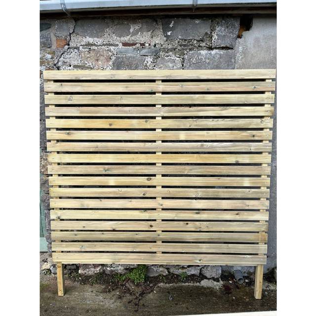 Handmade Wooden Ultra Trellis For Planters - Tan (90cm H x 90cm W x 8cm D)