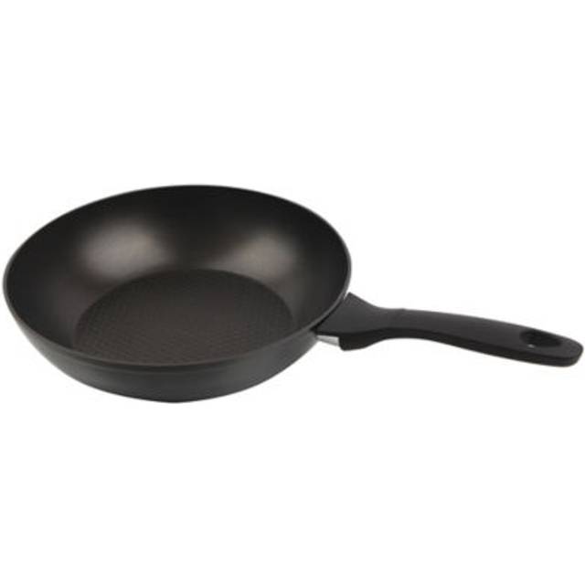 George Home Matte Black 28cm Non-Stick Wok