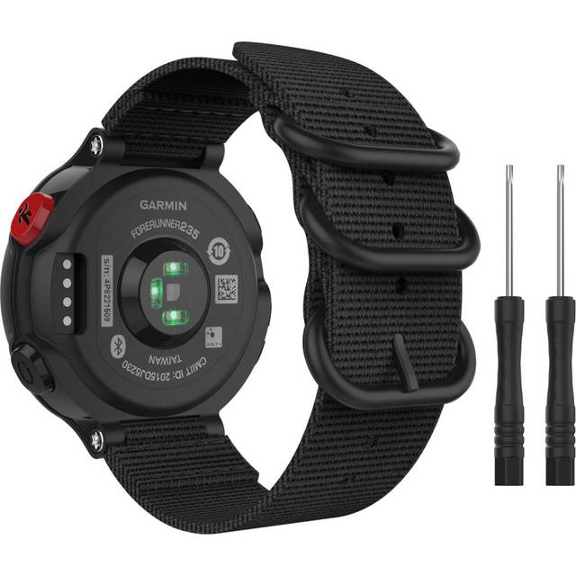 MoKo Watch Band Compatible with Garmin Forerunner 235/220/230/620/630/735XT/Approach S20/S6/S5  Premium Woven Nylon Adjustable Replacement S