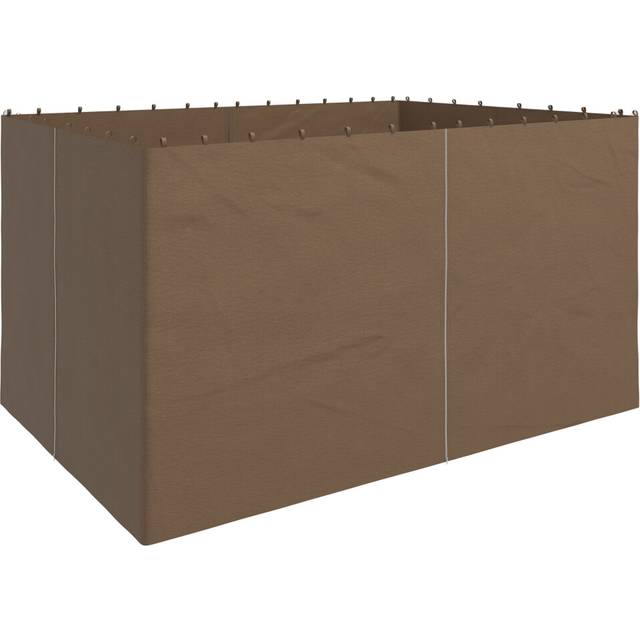 Outsunny 3 X 4(m) Universal Gazebo Replacement Sidewall Set - 4 Panels - Brown | TJ Hughes