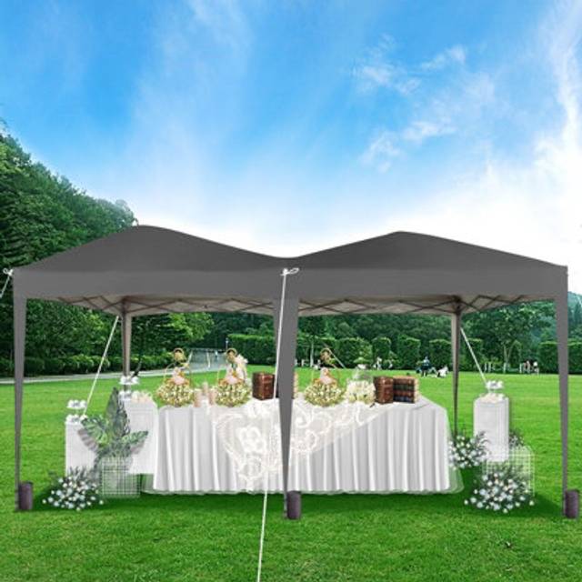 MCC Direct 3x6 pop up gazebo without sides grey, Grey