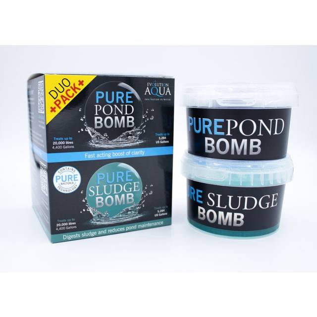 Evolution Aqua Pond Bomb & Sludge Bomb Duo Pack Water Treatment