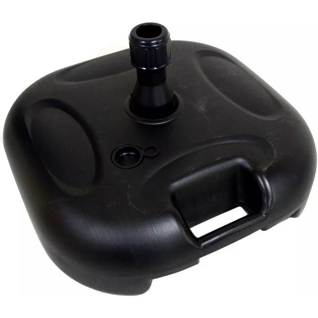 Large 20L Black Plastic Parasol Base Umbrella Stand Sunshade Holder
