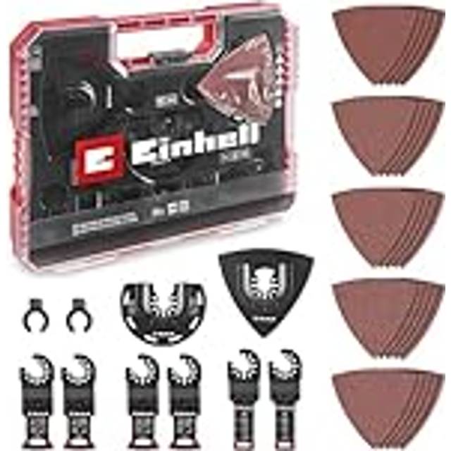 Einhell 35 Piece OIS Oscillating Multi Tool Accessory Set for Wood in XL Plus Case