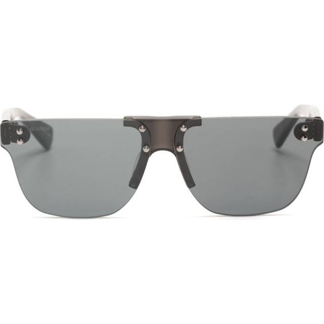 Doublet - rivet-embellished frameless sunglasses - unisex - Plastic - One Size - Black