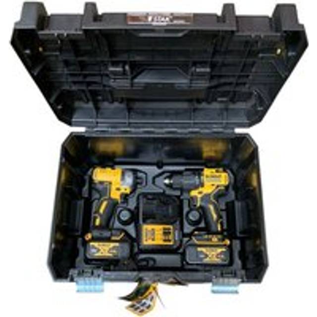 18v Combi + Impact Driver Case Heavy Duty Deep Storage tstak vi + Insert - Dewalt