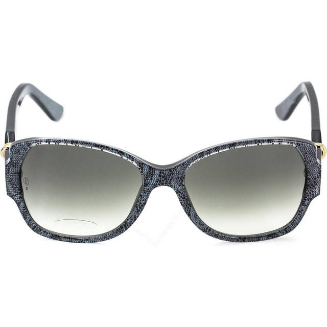 CARTIER Trinity Brenice 55mm Gray Composite Frame Sunglasses T8200913 - Standard