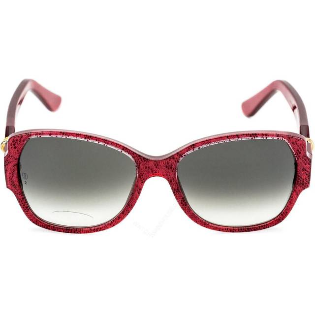 CARTIER Trinity Brenice 55mm Red Composite Frame Sunglasses T8200914 - Standard