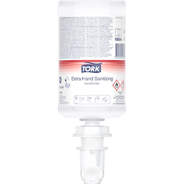 Handdesinfektion Tork Gel 80% 1 liter S4