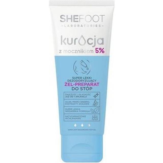 SHE SheFoot Treatment with Urea 5% Super-light Deodorizing Foot Gel-Preparation 75ml 75ml